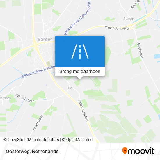 Oosterweg kaart
