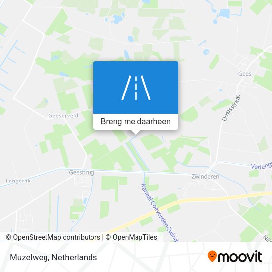 Muzelweg kaart