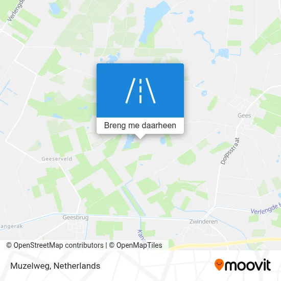 Muzelweg kaart