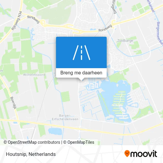 Houtsnip kaart