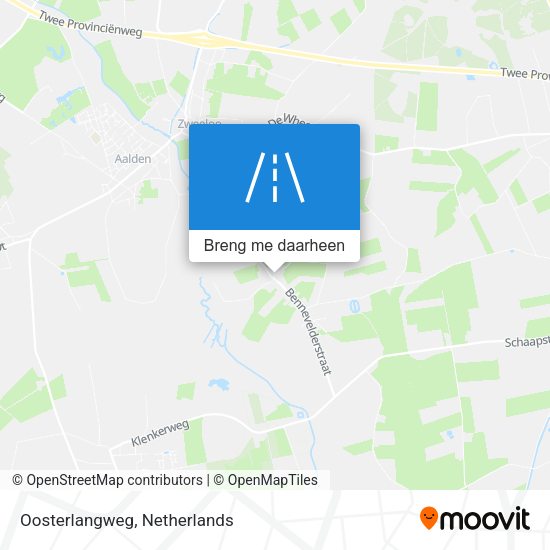 Oosterlangweg kaart