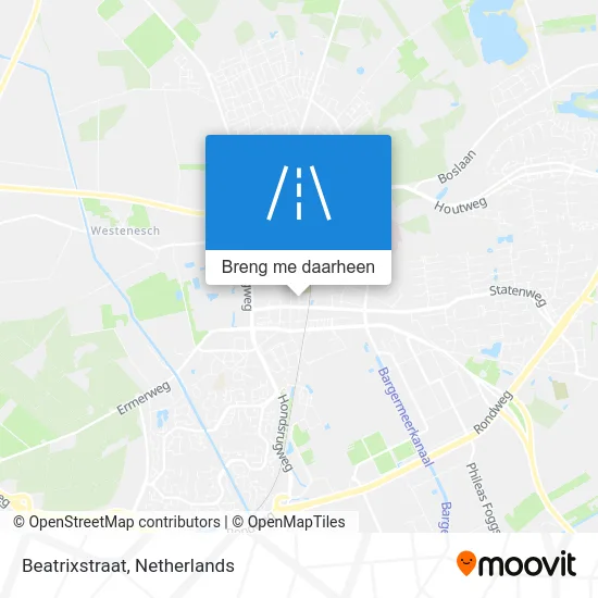 Beatrixstraat kaart