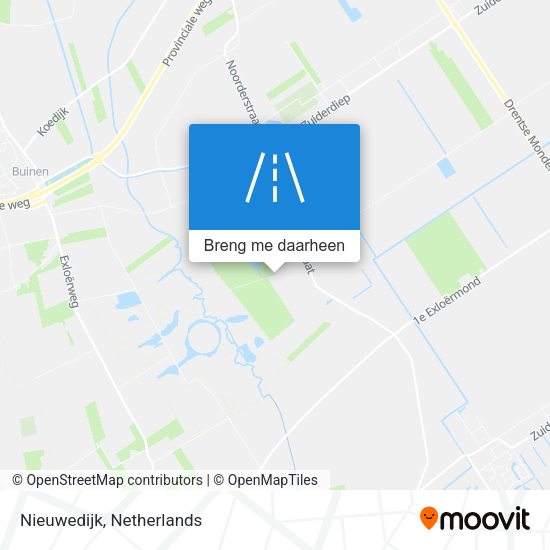 Nieuwedijk kaart