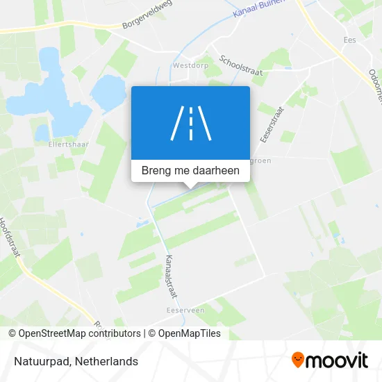 Natuurpad kaart