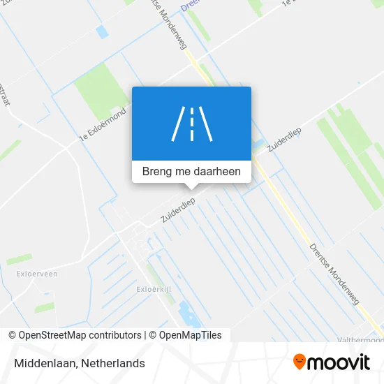 Middenlaan kaart