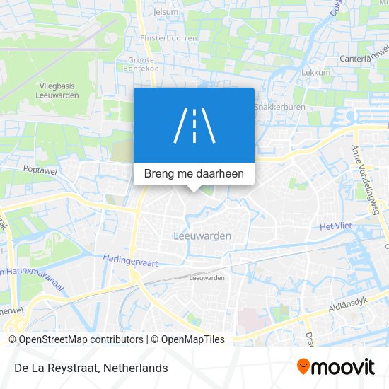 De La Reystraat kaart