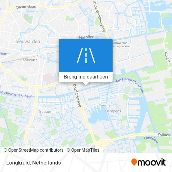 Longkruid kaart
