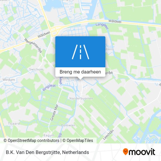 B.K. Van Den Bergstrjitte kaart