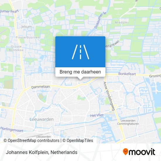 Johannes Kolfplein kaart