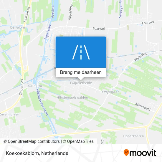 Koekoeksblom kaart