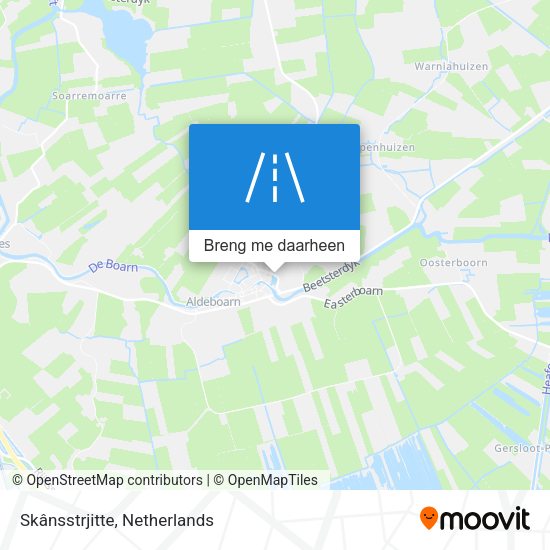 Skânsstrjitte kaart