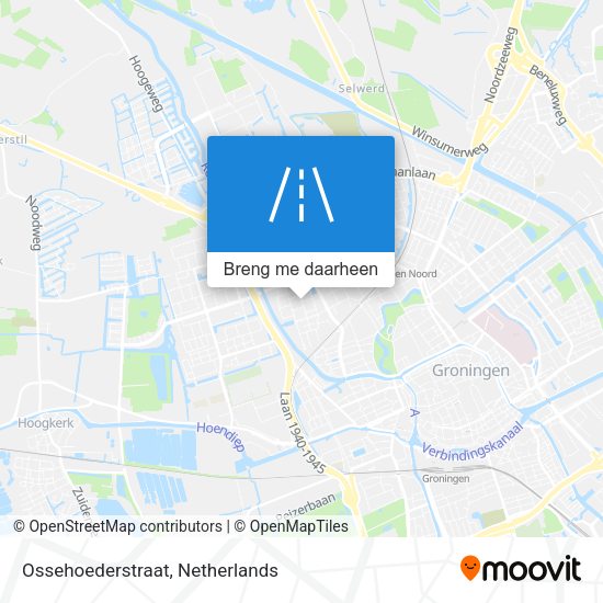 Ossehoederstraat kaart