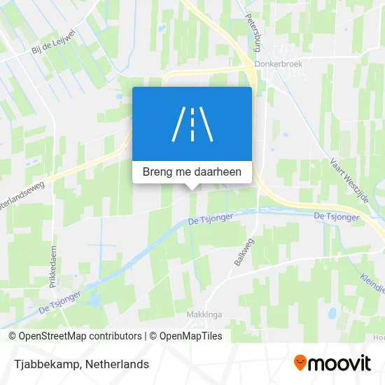 Tjabbekamp kaart