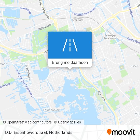 D.D. Eisenhowerstraat kaart