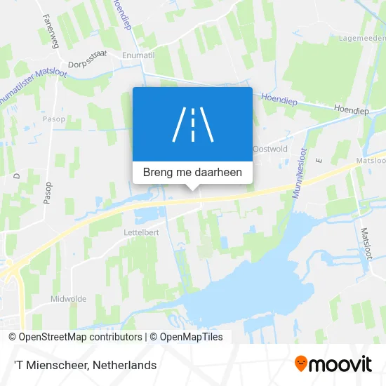 'T Mienscheer kaart