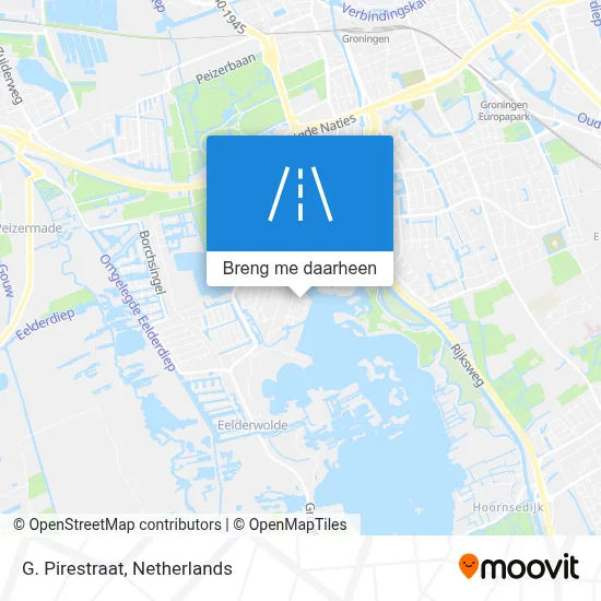 G. Pirestraat kaart