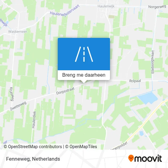 Fenneweg kaart