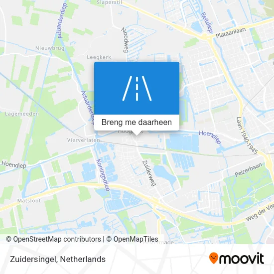 Zuidersingel kaart