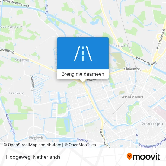 Hoogeweg kaart