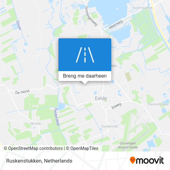 Ruskenstukken kaart