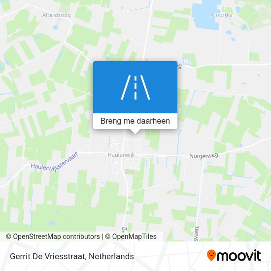 Gerrit De Vriesstraat kaart
