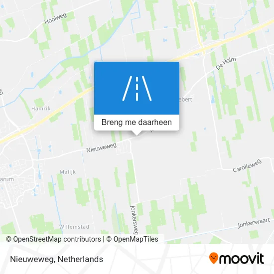 Nieuweweg kaart