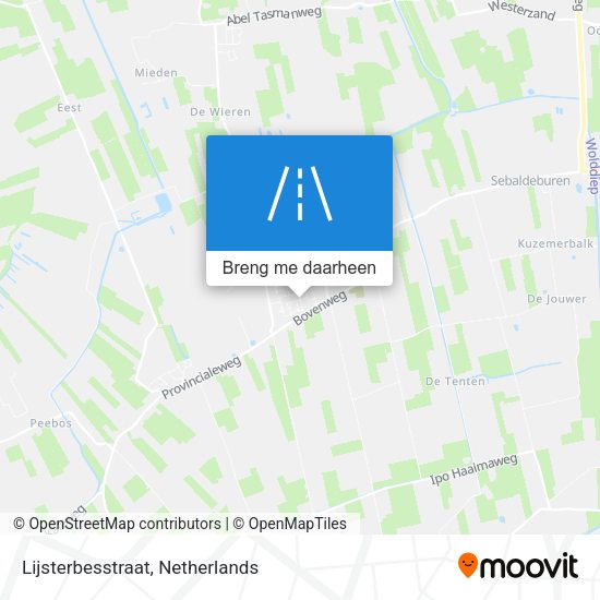 Lijsterbesstraat kaart