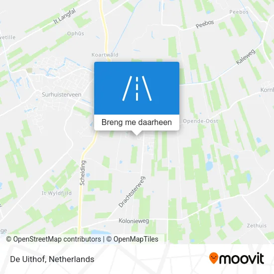 De Uithof kaart