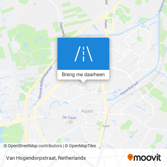 Van Hogendorpstraat kaart