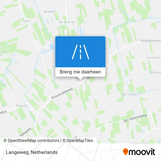Langeweg kaart