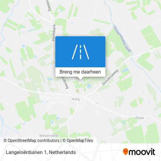Langeloërduinen 1 kaart