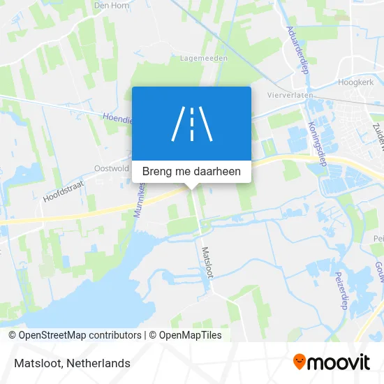 Matsloot kaart