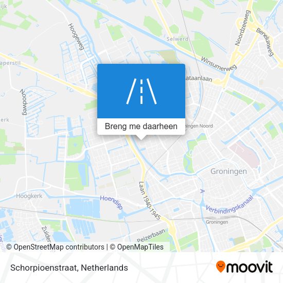 Schorpioenstraat kaart