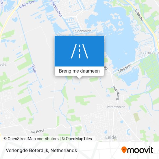 Verlengde Boterdijk kaart