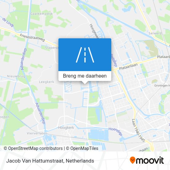 Jacob Van Hattumstraat kaart
