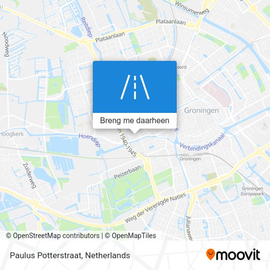 Paulus Potterstraat kaart