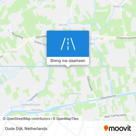 Oude Dijk kaart