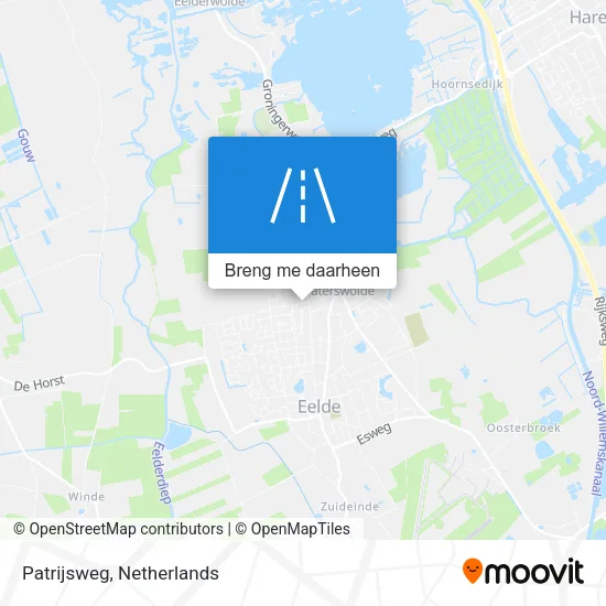 Patrijsweg kaart