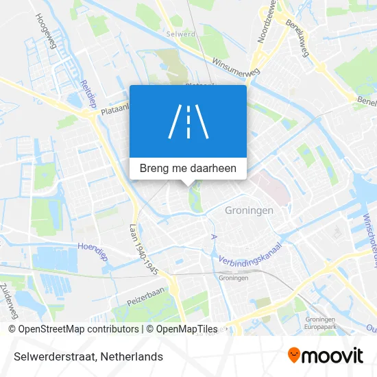 Selwerderstraat kaart