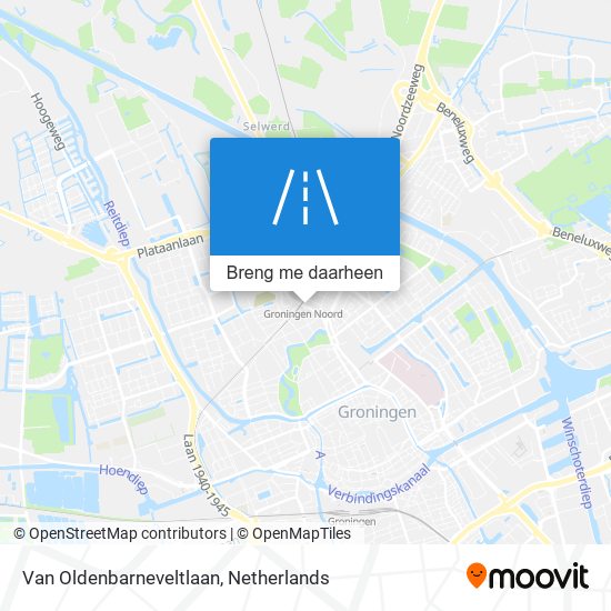 Van Oldenbarneveltlaan kaart