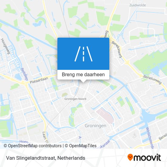 Van Slingelandtstraat kaart