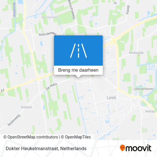 Dokter Heukelmanstraat kaart