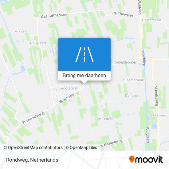 Rondweg kaart