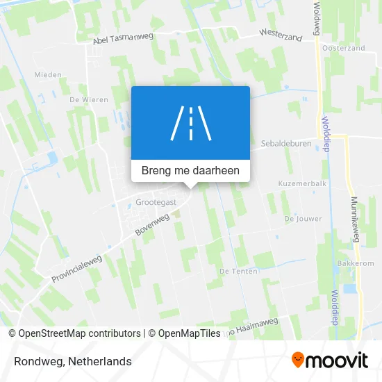 Rondweg kaart