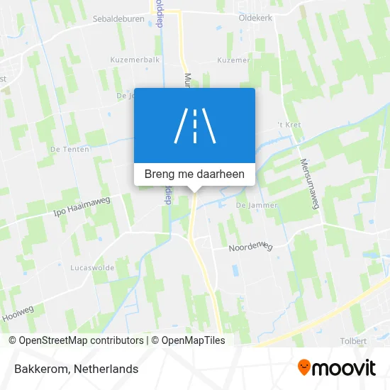 Bakkerom kaart