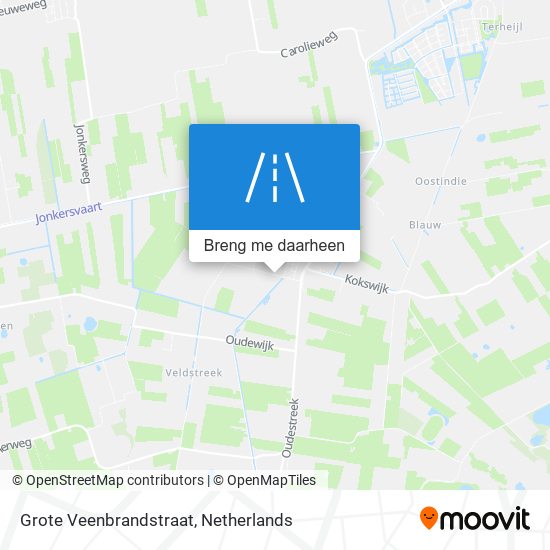 Grote Veenbrandstraat kaart