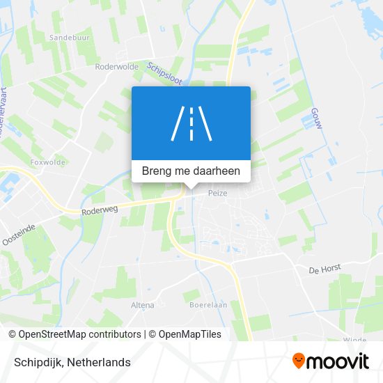 Schipdijk kaart