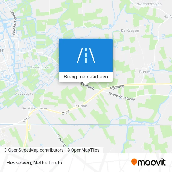 Hesseweg kaart
