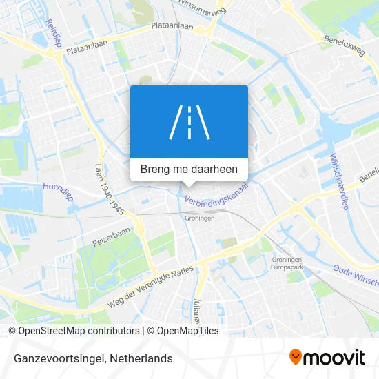 Ganzevoortsingel kaart