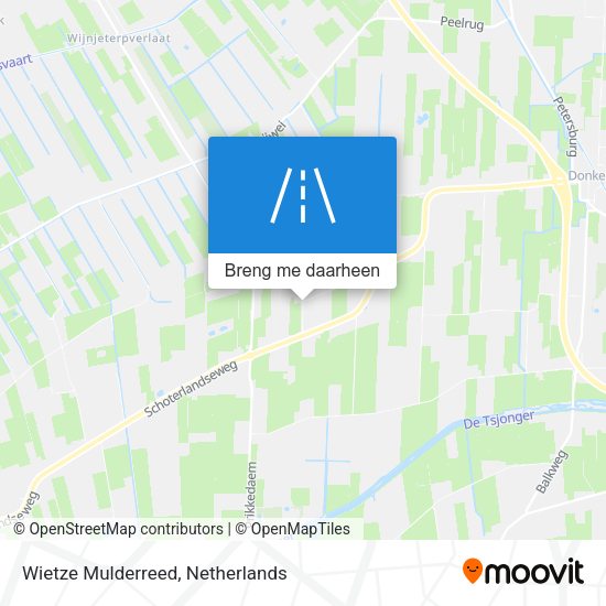 Wietze Mulderreed kaart